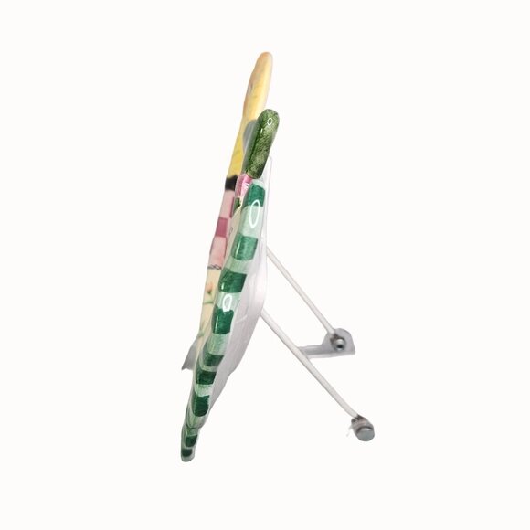 Fitz And Floyd Gypsy Chick Dish Handpainted Ceramic Canape Plate Wall Hanging - Picture 9 of 10